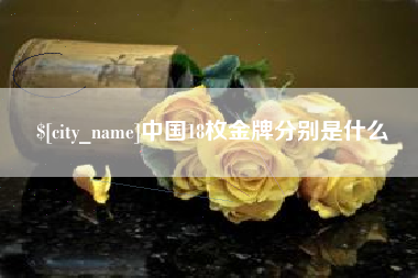 万宁中国18枚金牌分别是什么