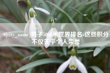 万宁男子5000米世界排名-这些积分不仅关乎个人荣誉