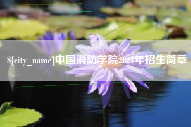 万宁中国消防学院2024年招生简章