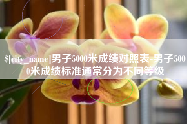 万宁男子5000米成绩对照表-男子5000米成绩标准通常分为不同等级