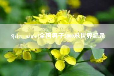 万宁全国男子5000米世界纪录