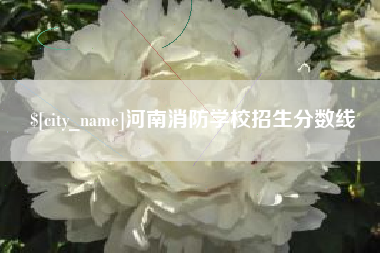 万宁河南消防学校招生分数线