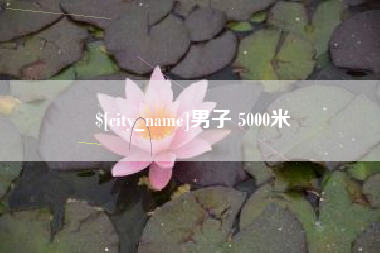 万宁男子 5000米