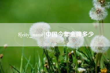 万宁中国今年金牌多少