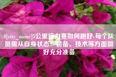 万宁5公里接力赛如何跑好-每个队员需从自身状态、装备、技术等方面做好充分准备