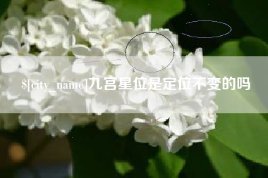 万宁九宫星位是定位不变的吗