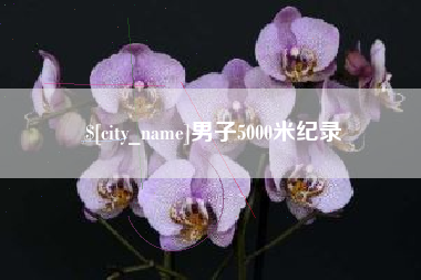 万宁男子5000米纪录