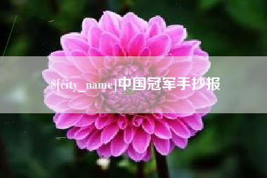 万宁中国冠军手抄报