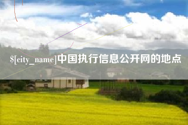 万宁中国执行信息公开网的地点