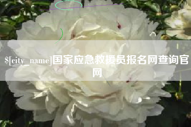 万宁国家应急救援员报名网查询官网