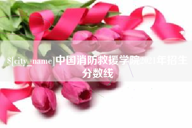 万宁中国消防救援学院2021年招生分数线