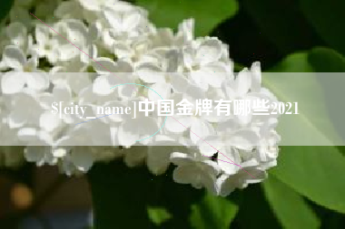 万宁中国金牌有哪些2021